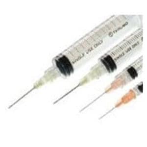 Monoject TB Syringe/Needle 28gx1/2" 1cc Brown Prm Atch Ndl Cnvntnl LDS 100/Bx