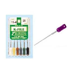 K-File 31 mm Size 90 Stainless Steel 0.02 6/Pk