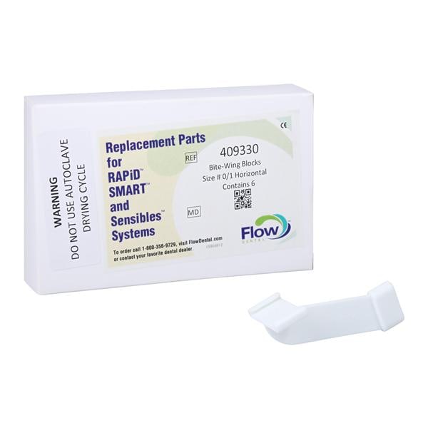 RAPiD Bite Blocks 0/1H Horizontal Bitewing White