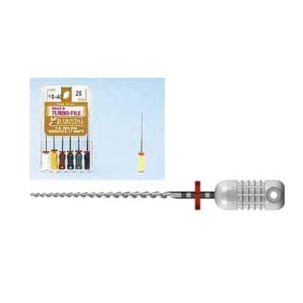 Mity Turbo File 31 mm Size 20 Nickel Titanium 0.02 6/Pk