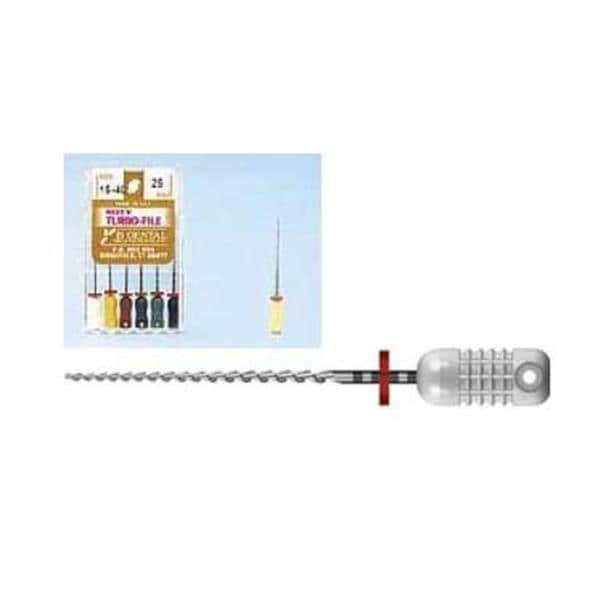 Mity Turbo File 31 mm Size 08 Nickel Titanium 0.02 6/Pk