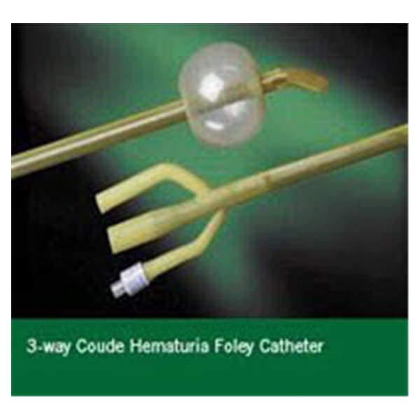 Lubricath Catheter Foley 20Fr 30cc Cde Hematuria Hydrophilic Coating 3-Way 5/CA