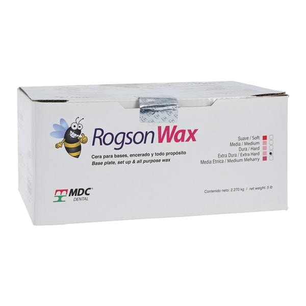 Rogson Wax Baseplate Extra Hard Pink 5Lb/Bx