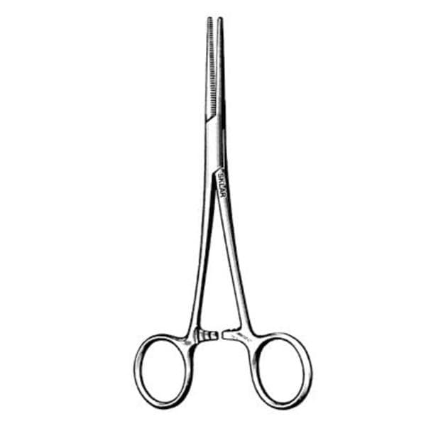 Coller Hemostatic Forcep Straight 7-1/2" Ea