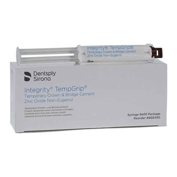 Integrity TempGrip Zinc-Oxide Non-Eugenol AM Temporary Cement Nat Rfl Pkg 2/Bx
