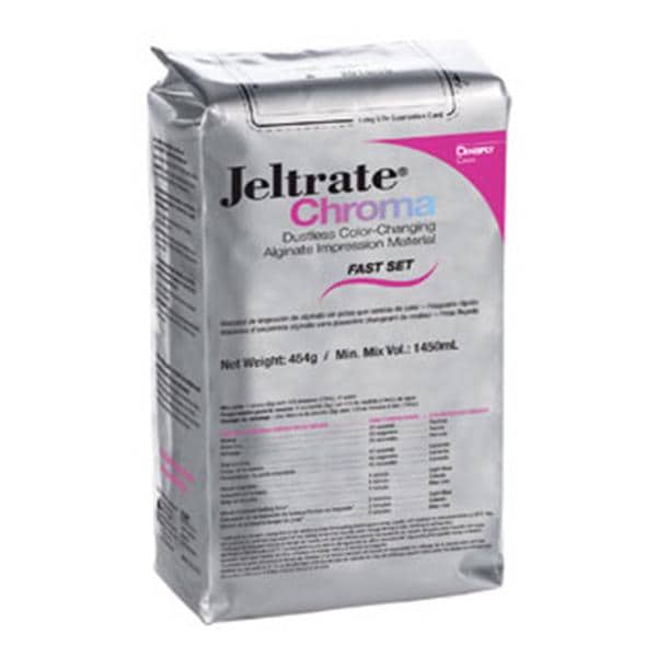 Jeltrate Chroma DstFr Alginate 50 mL Introductory Kit Fst St Non-Slumping 1/Kt