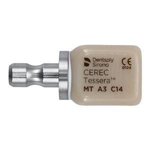 CEREC Tessera MT Milling Blocks Medium Translucency C14 A3 For CEREC 4/Bx