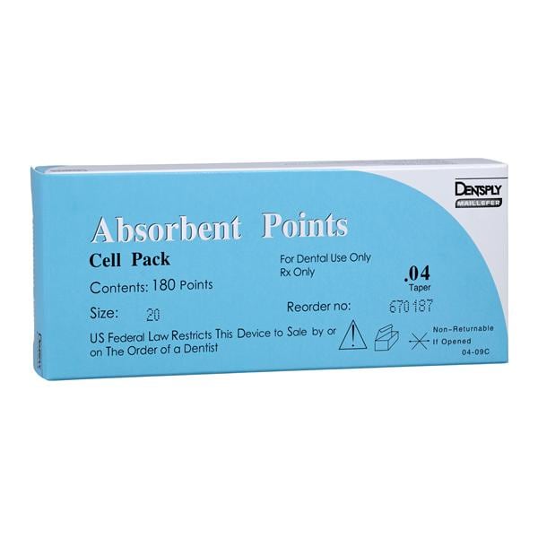 Absorbent Points 0.04 180/Bx