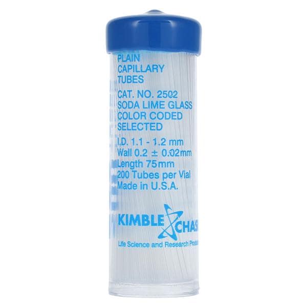 Microhematocrit Capillary Tube Soda-Lime Glass 200/Vl