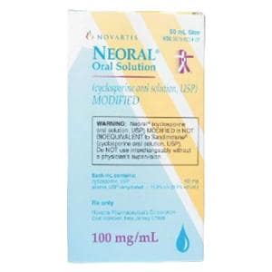 Neoral Oral Solution 100mg/mL Bottle 50mL