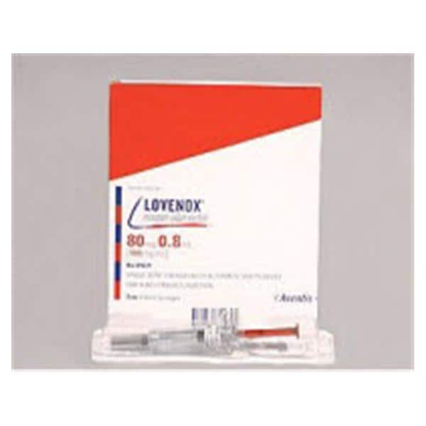 Lovenox Injection 80mg Prefilled Syringe 0.8mL 10/Package