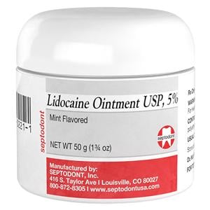 Septodont Topical Anesthetic Ointment Mint 50Gm/Jr