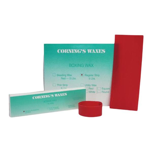 Wax Boxing Thin 12x1-1/2" Red 1Lb