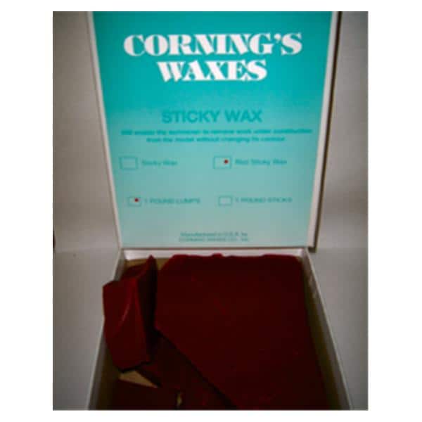 Wax Sticky Lump Red 1Bx