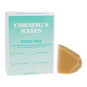 Wax Sticky Lump Yellow Lb