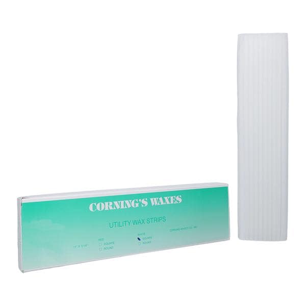 Wax Utility Square White 44/bx