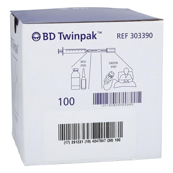Twinpak Dual Device Cannula 17 Gauge Red/Green 100/Bx