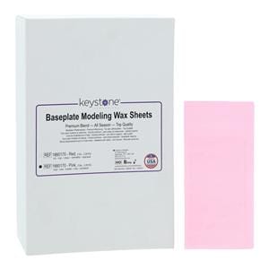 Baseplate Wax Genertal Purpose Sheet Regular Pink 5Lb/Bx