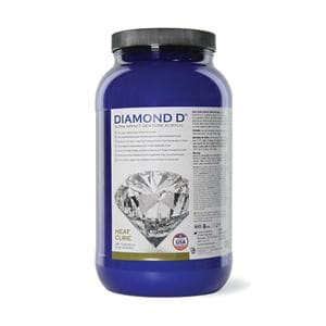 Diamond D Denture Resin Ultra Impact Acrylic Heat Cure Original 5Lb/Ea