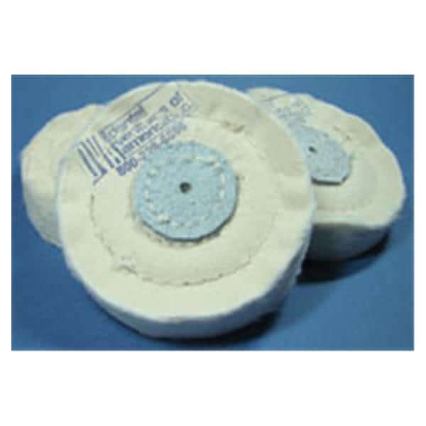 Buff Chamois Wheel 3" x 50 Ply 10/Pk