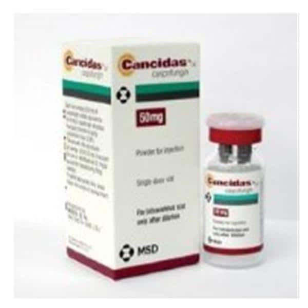 Cancidas Injection 50mg/vl Powder SDV 10mL Each