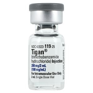 Tigan Injection 100mg/mL SDV 2mL Each