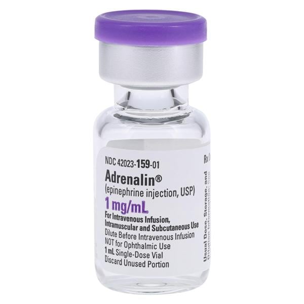 Adrenalin Injection 1mg/mL 1:1000 SDV 1mL Each