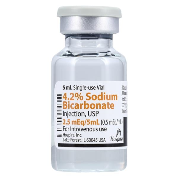 Sodium Bicarbonate Injection 4.2% SDV 5mL Each