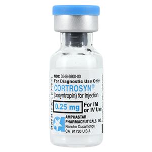 Cortrosyn Injection 0.25mg SDV 1mL Each