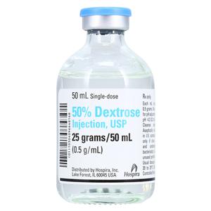 Dextrose Injection 50% SDV 50mL Each