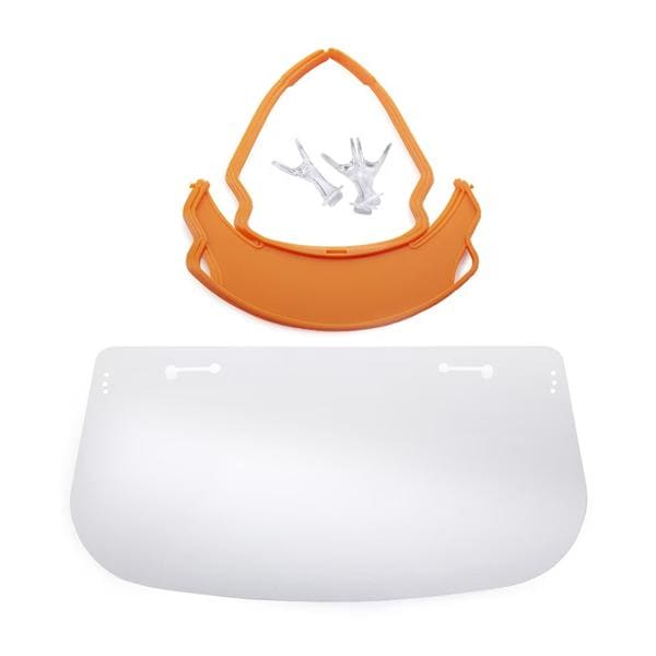 Visor Safety ClearLite Assorted Reusable W/ 15 Shld/3 Vrs/3 Ns Clps 15/Pk