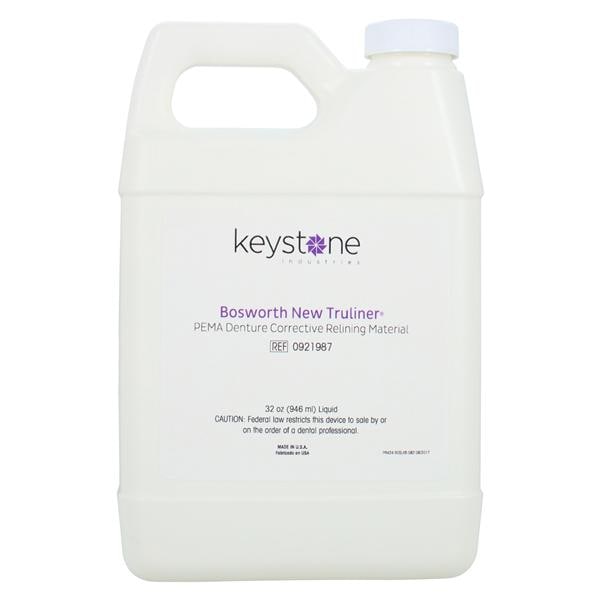 New Truliner Denture Resin Corrective Reline Material Liquid 15-20 Minutes 32oz