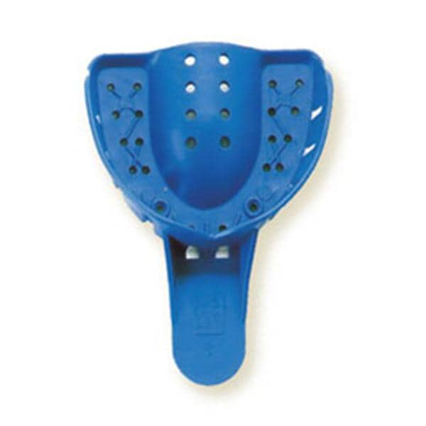 Tray-Aways Disposable Single Arch Impression Tray Perforated 3 Med Upper 12/Bg
