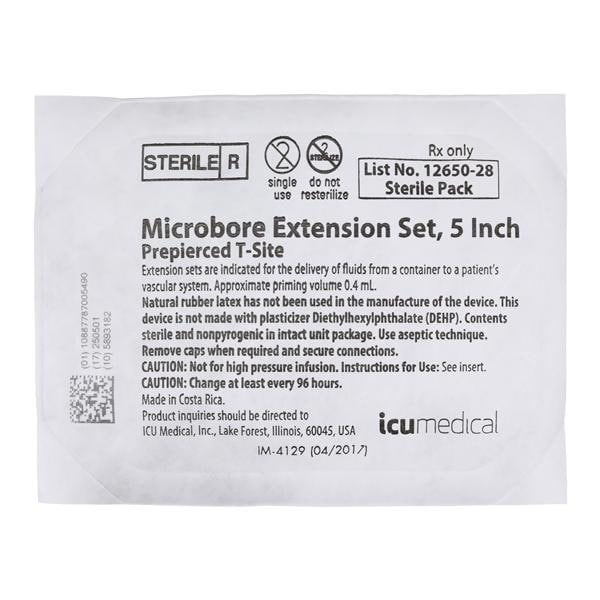 Lifeshield IV Extension Set 5-1/4" Injection Site M/F Adptr Grav 120/Ca