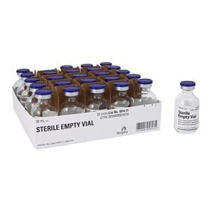 Vial Glass Empty 30mL 25vl/Bx