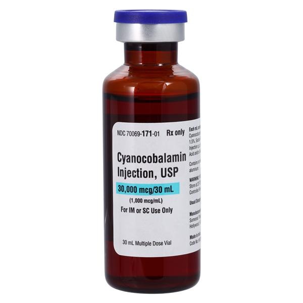Cyanocobalamin Injection 1000mcg/mL MDV 30mL Each