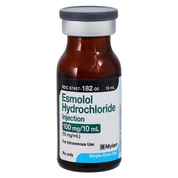 Esmolol HCl Injection 10mg/mL SDV 10mL Each