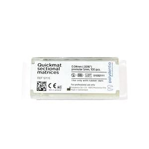 Quickmat Matrices Thin Premolar 5 mm 100/Bx