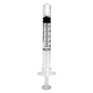 Syringe 3cc Luer Lock InviroSnap _ 100/Bx, 8 BX/CA