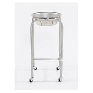 Basin Stand Round Stainless Steel Silver 8-1/2qt