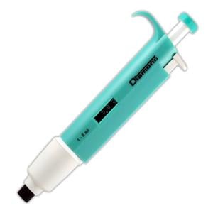 Diamond Adjustable Volume Pipette 1-5mL Graduated Light Green Ea