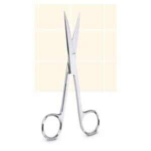 Procedure Scissors Straight 5-1/2" Stainless Steel Disposable 20/Bx