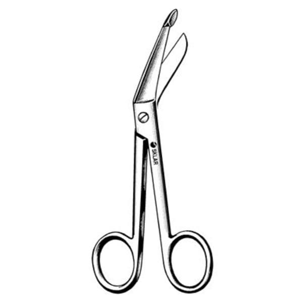 Lister Bandage Scissors Angled 7-1/4" Stainless Steel Non-Sterile Reusable Ea