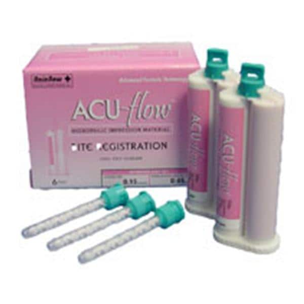 ACU-flow Bite Registration 50 mL 45 Second Set Unflavored Complete Kit 6/Pk