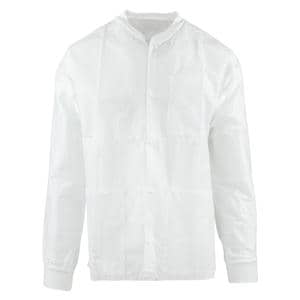Premium Lab Jacket 3 Layer SMS Small White 10/Pk