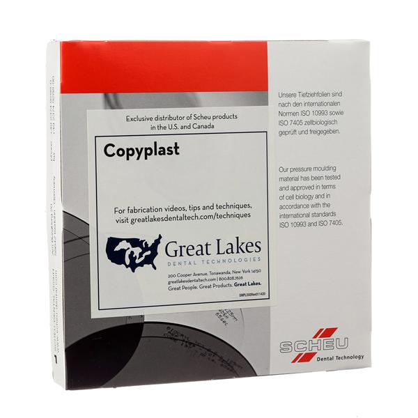 Copyplast Mouthguard Material Clear .040" 10/Pk