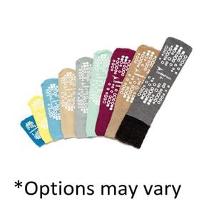 Patient Slippers Cotton/Terry In Yellow Small 48/Ca