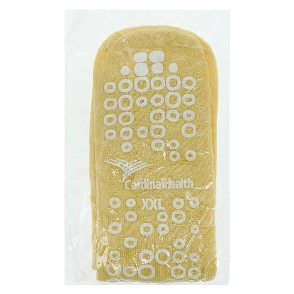 Patient Slippers Cotton/Terry In Yellow 2X Large 48/Ca