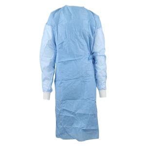 SmartSleeve Surgical Gown AAMI Level 4 Reinforced Poly Large Blue 20/Ca