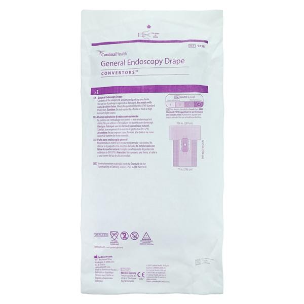 Convertors Tiburon 77x106" Sterile General Endoscopy Drape 1x11" Fenestrated